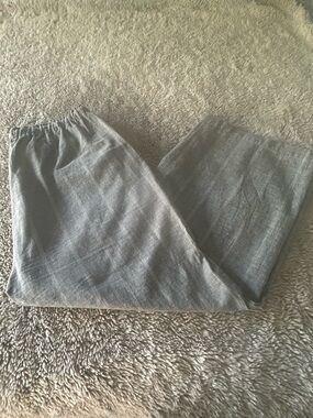 Eileen Fisher women’s Gray Elastic-Waist Joggers